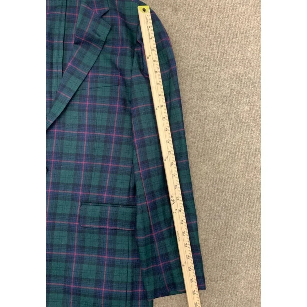 J Crew Blazer Mens 38R Tartan Plaid Moon Ludlow Slim-Fit Preppy Jacket Sportcoat